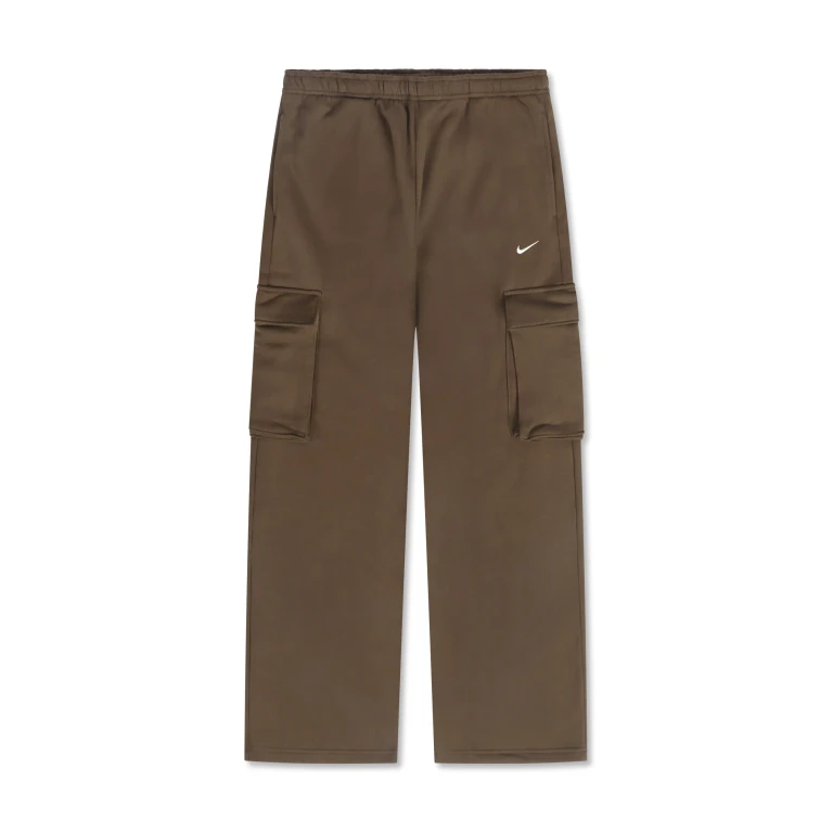 Dames Oversized Hoge Taille Cargo Broek - Donker Hazelnoot