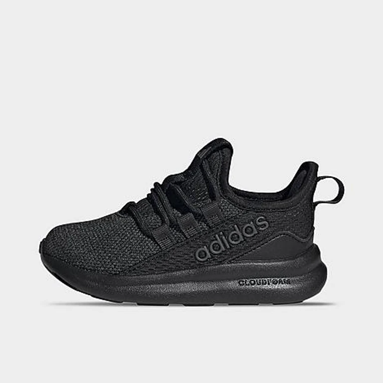 adidas Kids Toddler Lite Racer Adapt 8.0 Stretch Lace Casual Shoes in Core Black/Carbon Size: 4.0