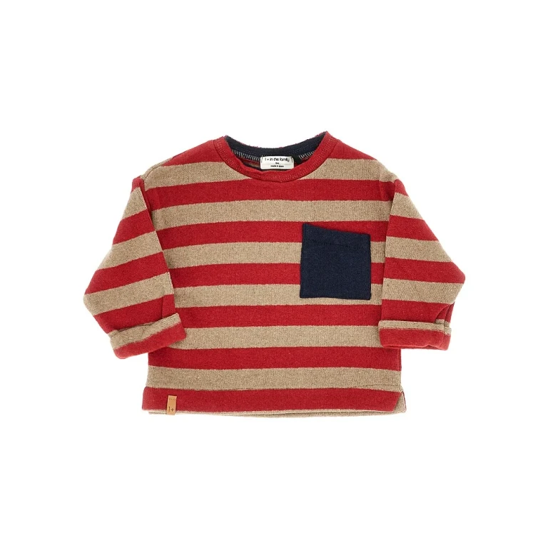 Striped cotton-blend T-shirt Kids 9M