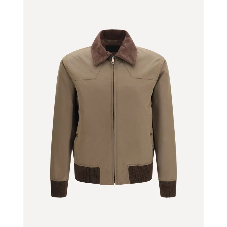 Jacket with corduroy collar Male S