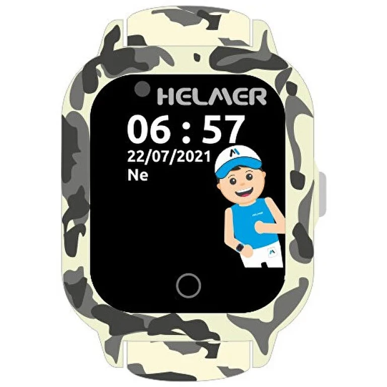 Smart touch Orologio with GPS locator and camera - LK 710 4G šedé