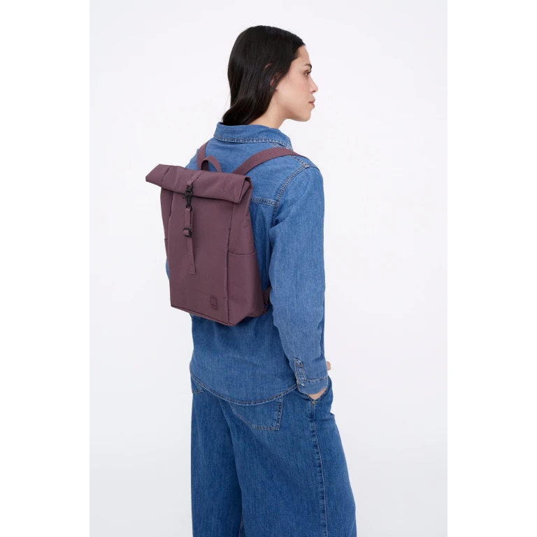 Roll Mini Backpack Maroon