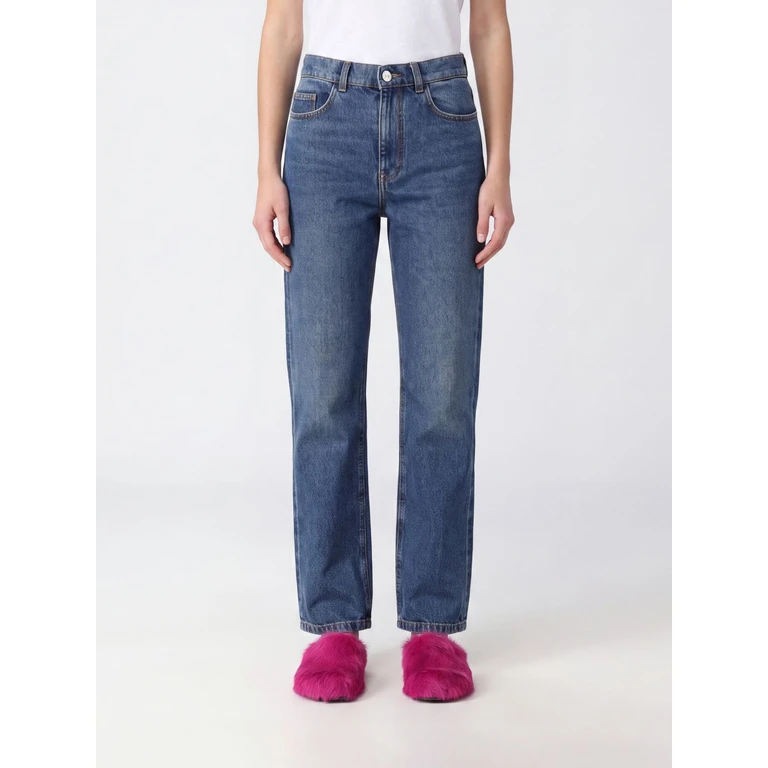 rechte jeans in blauw