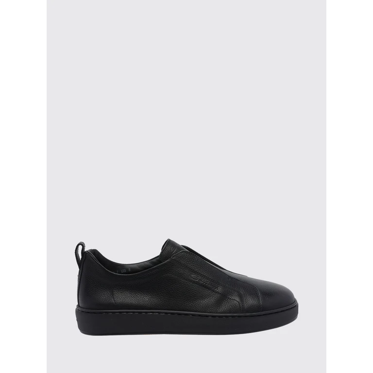 Sneakers à enfiler Santoni en noir