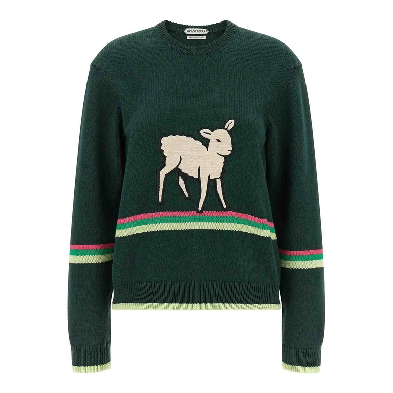 J.W. Anderson Jersey Sheep - Verde oscuro