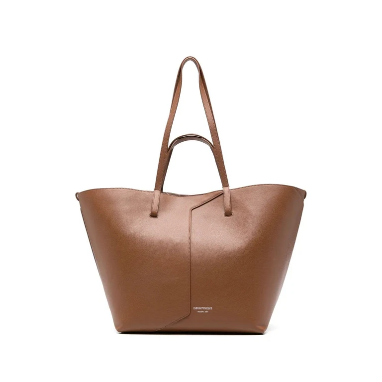 Handbag Brown Leather Shopping Bag