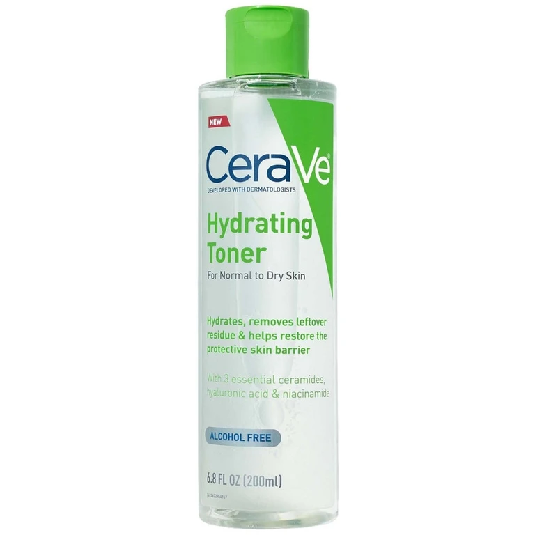 Hydrating Toner for Face with Hyaluronic Acid, Niacinamide, and Ceramides (6.8 fl. oz.)