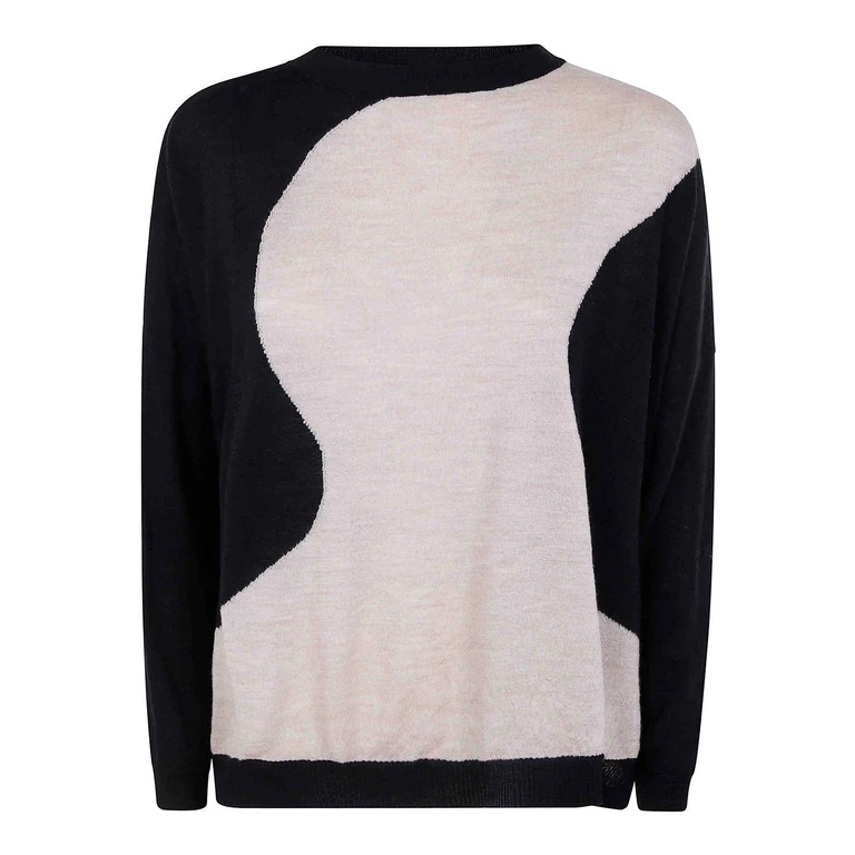 KnitKnit Pull Col Rond - Noir (K005BLACK)