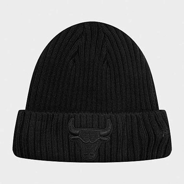 Chicago Bulls NBA Neutral Beanie-Mütze in Schwarz
