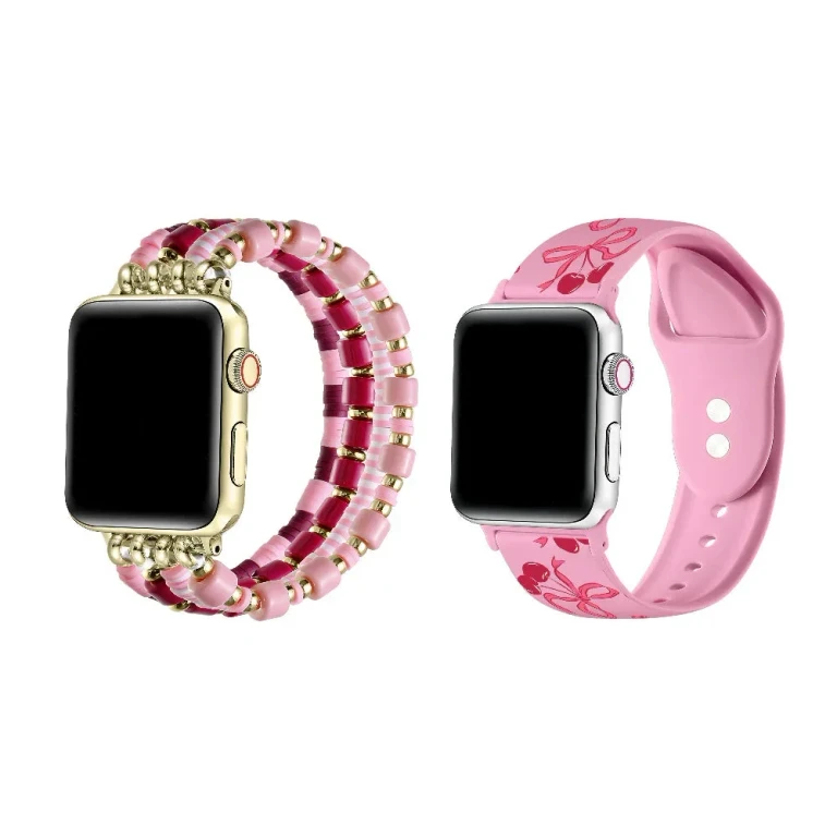 Printed Silicone + Emily Band Bundle for Apple Watch