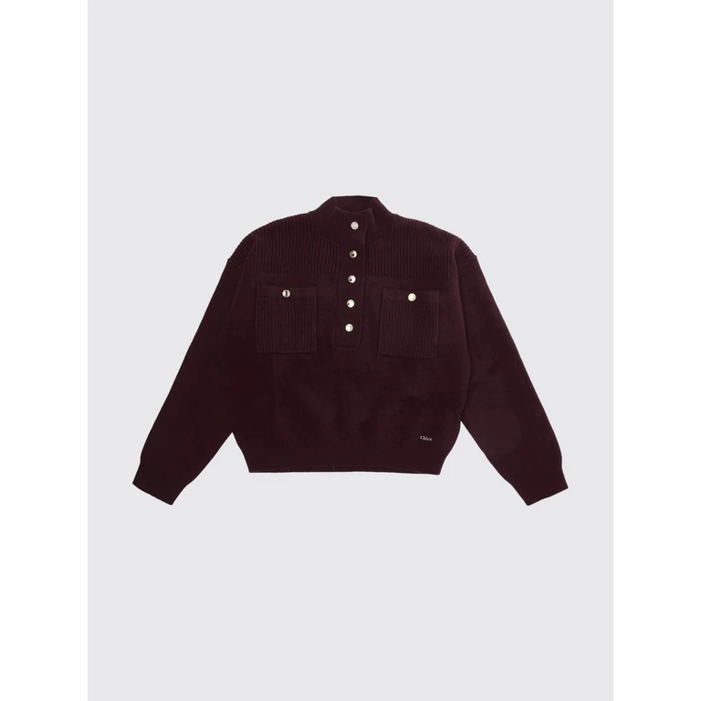 CHLOÉ Cardigan Enfant Rose