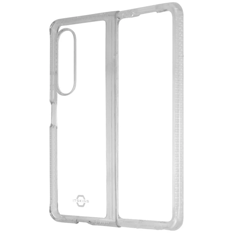 Hybrid Clear Protective Phone Case Compatible with Galaxy Z Fold3 5g, Slim Hybrid Case, Anti-Yellowing, and Heavy Duty Shockproof Cover, Military Phone Case Transparent