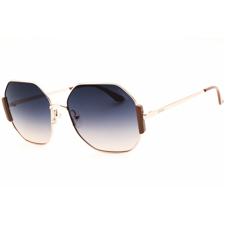 Ladies Rose Gold Tone Round Sunglasses GF6196 28W 60