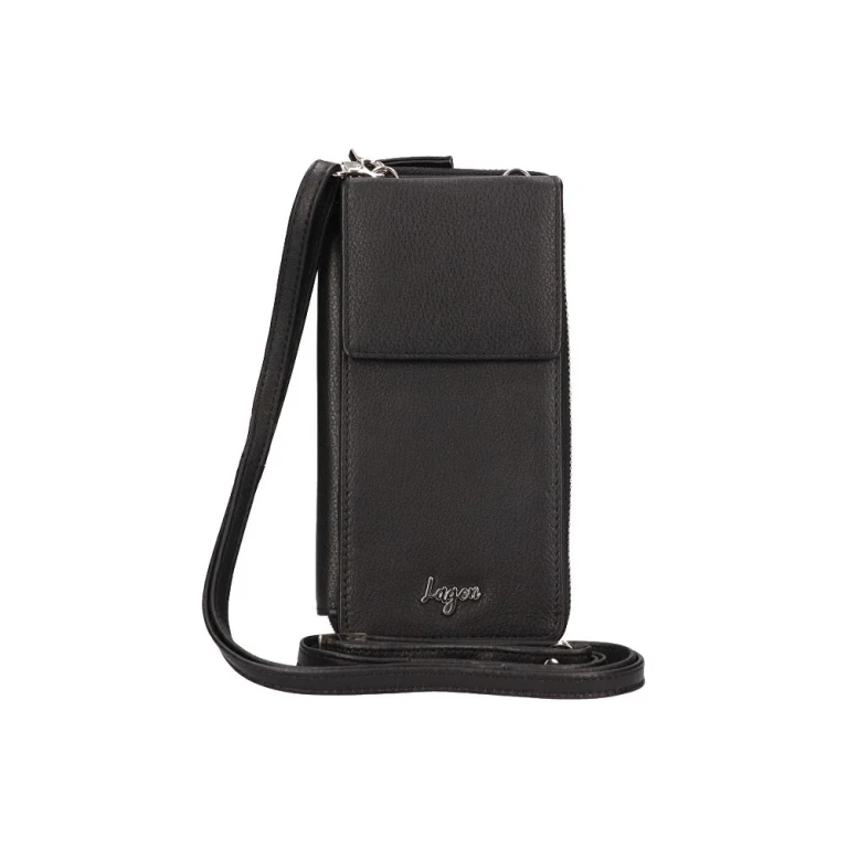 Women's Leather Shoulder Bag 5699 black