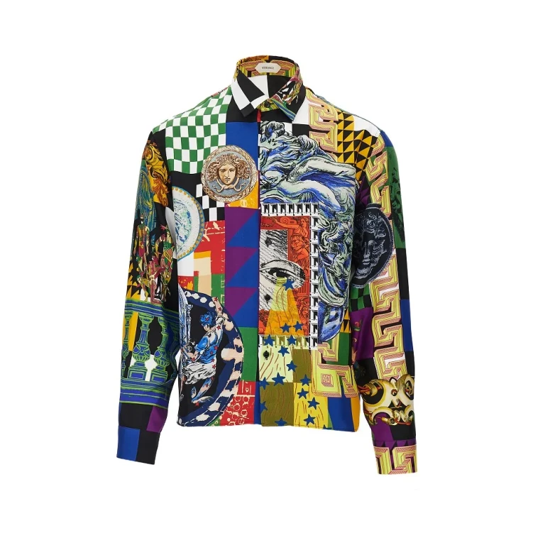 Chemise Versace Medusa Collage