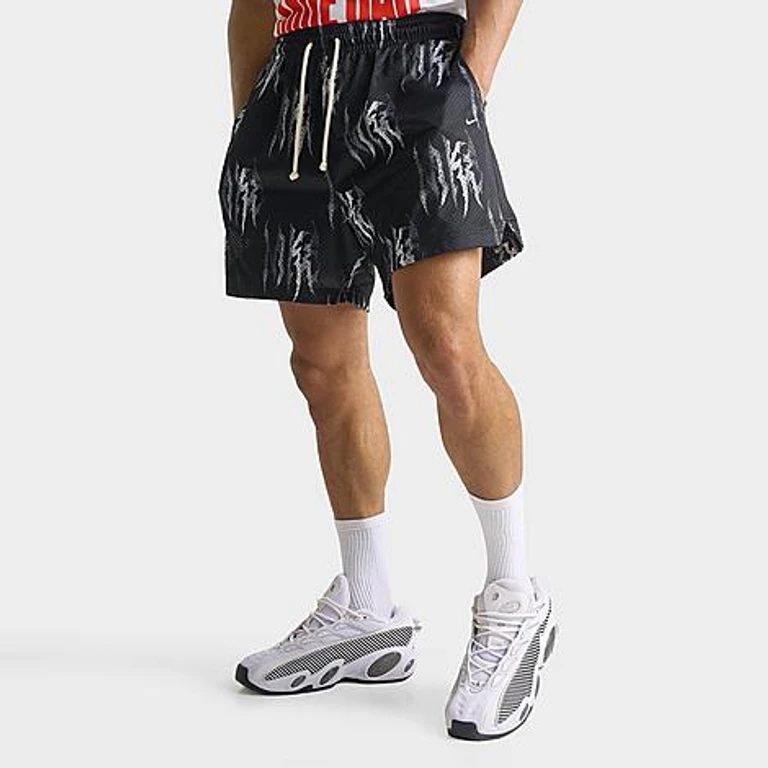 Pantalones cortos de baloncesto Nike Standard Issue Practice Wordmark Print Mesh