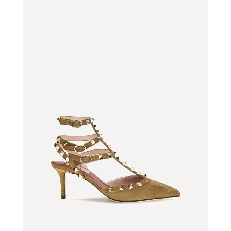 Rockstud Suede Pumps