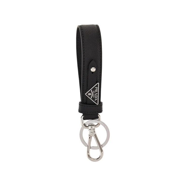 Saffiano leather key-holder Man One Size