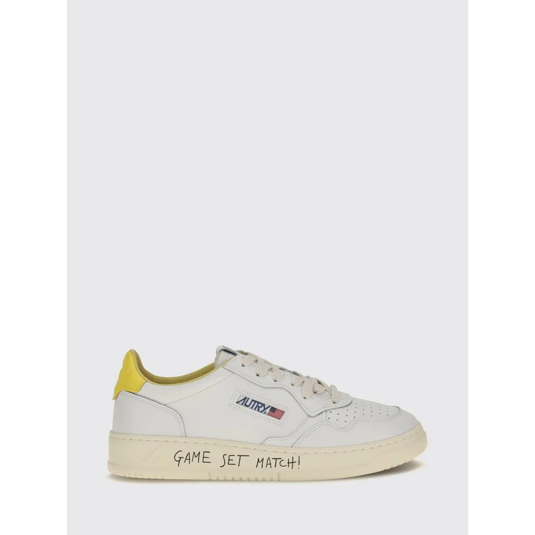 Medalist Low Top Trainers in Bicolour Leather and Suede (AULMML07)