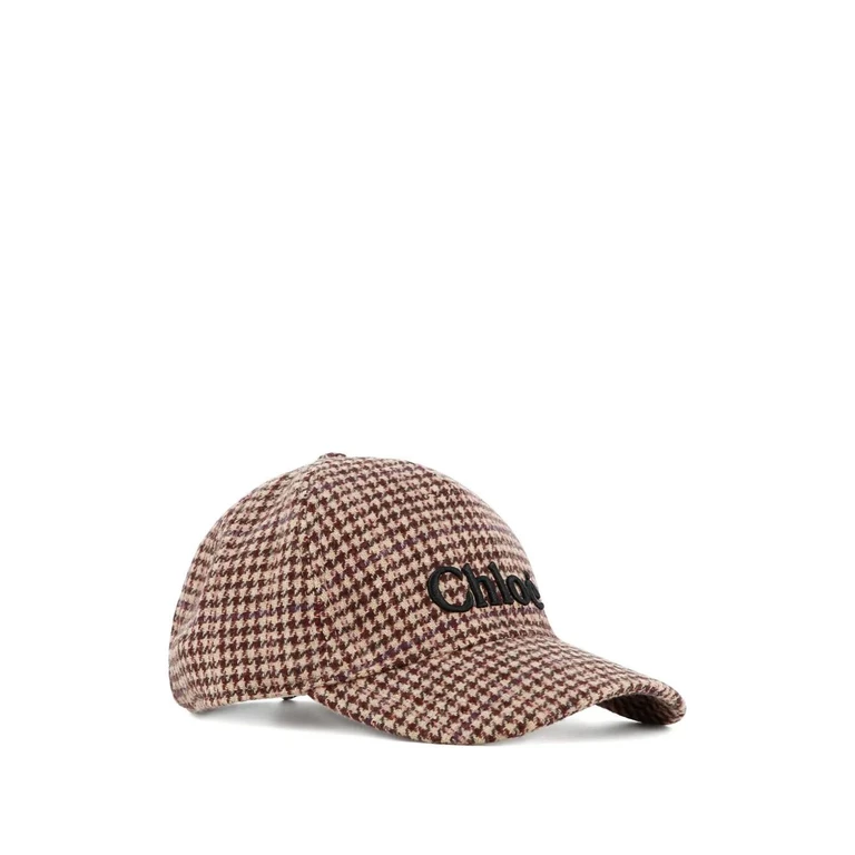 Hat Checkered Beige "Elegance Vintage"