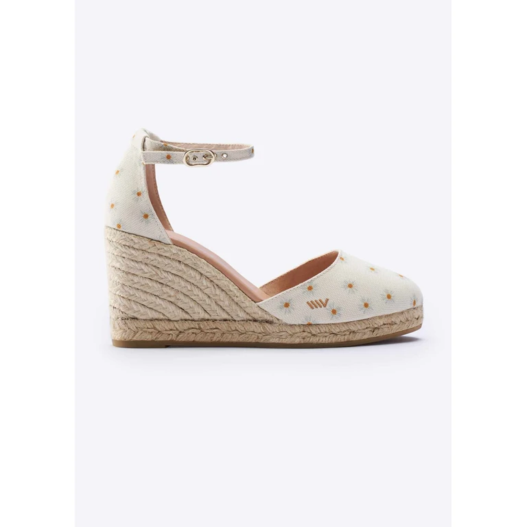 Estartit Archive Canvas Espadrille Wedges