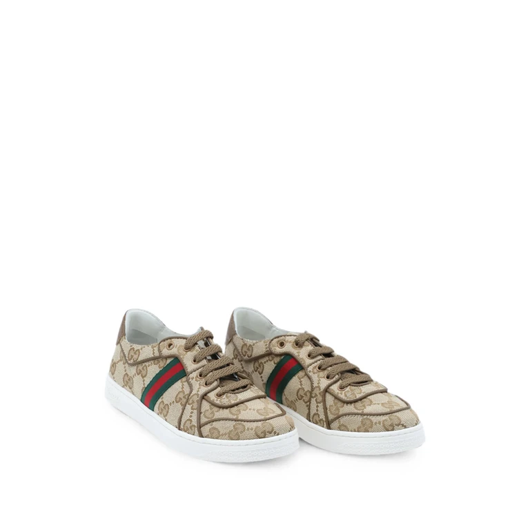 GG Supreme Web-stripe Sneakers