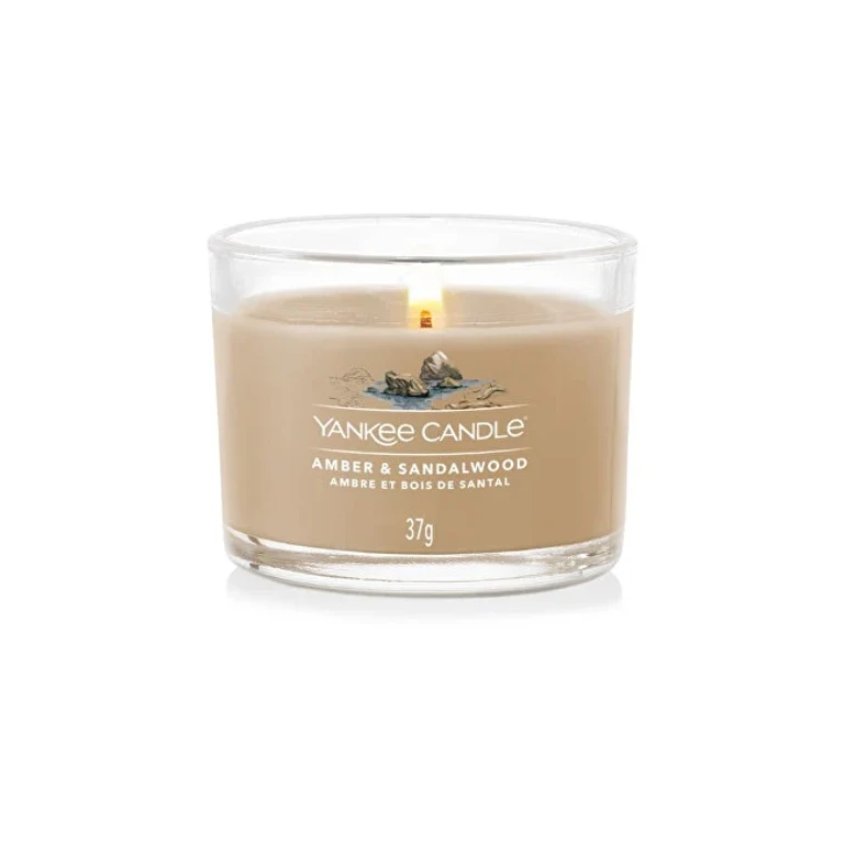 Votive candle in glass Amber & Sandalwood 37 g — Candle