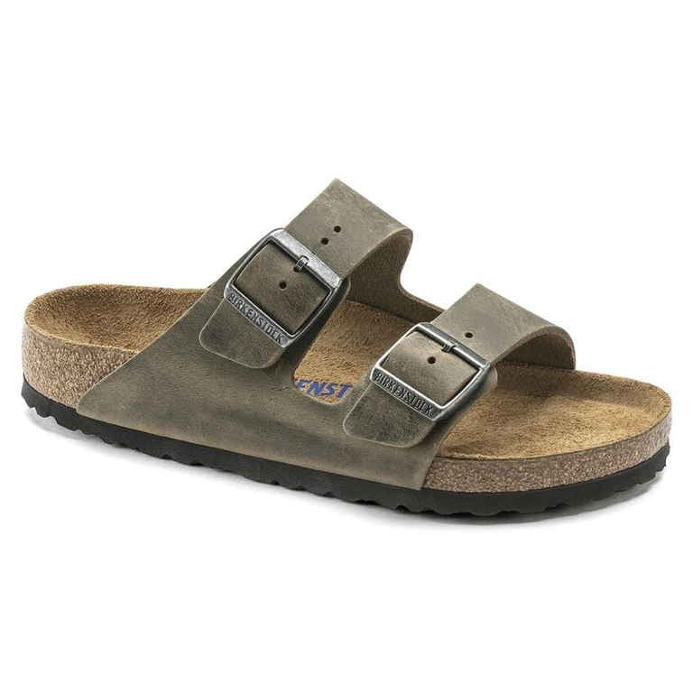 Arizona Natural Leather Khaki Sandals