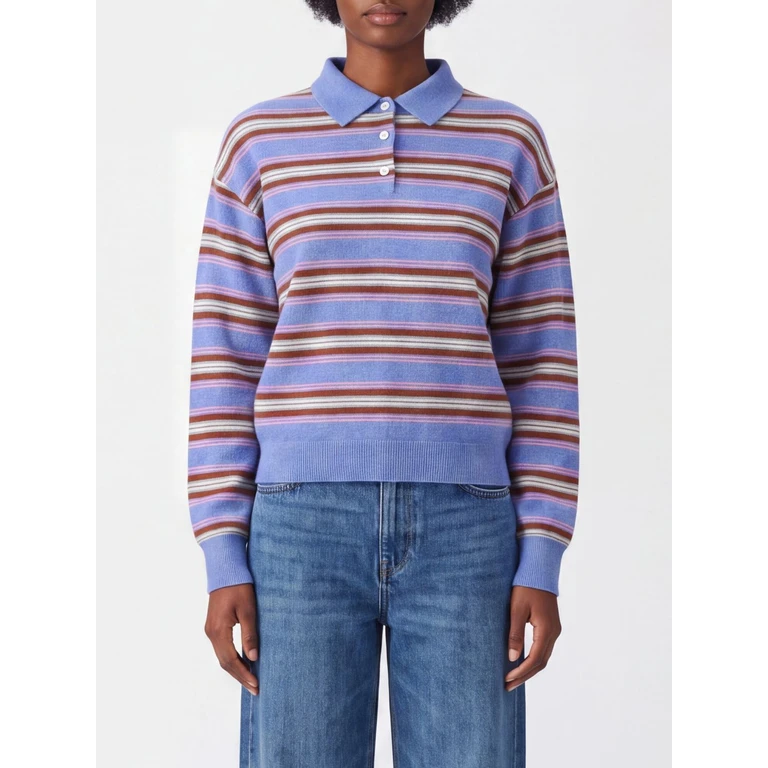 GUEST IN RESIDENCE Polo Shirt Woman color Blue 1 (W43810JLDLFBLCO)