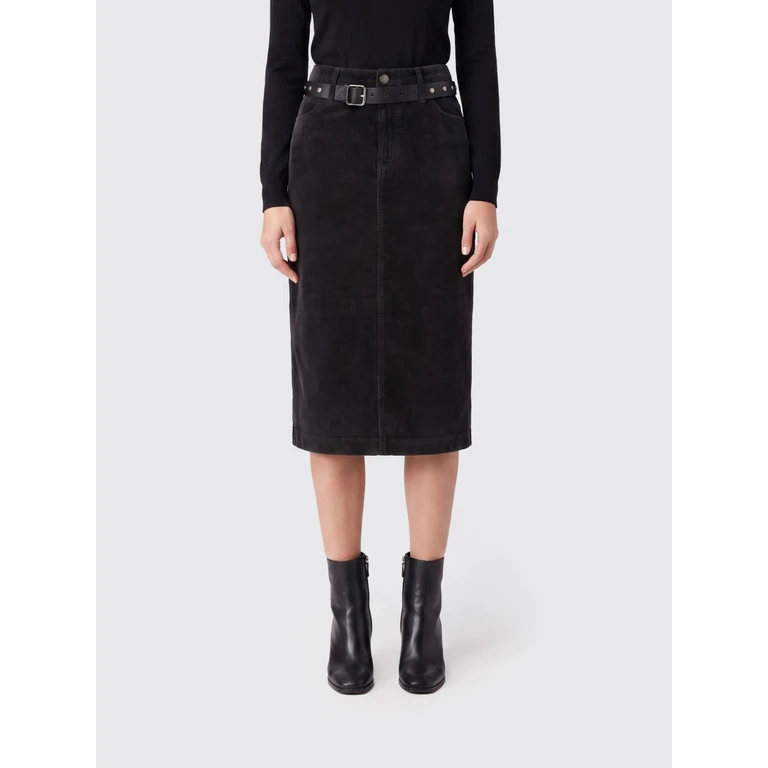Skirt Woman color Black (107414A3HFZ98)