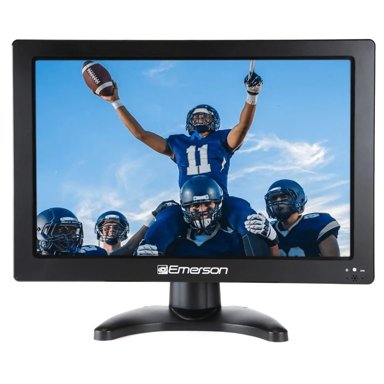 13.3" Portable Digital TV with 12V DC Car Adapter and Rechargeable Battery - Black