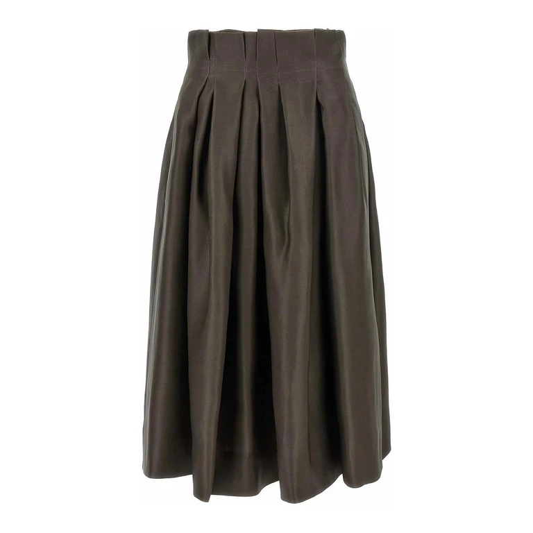 Jupe Midi - Marron (41893028659)