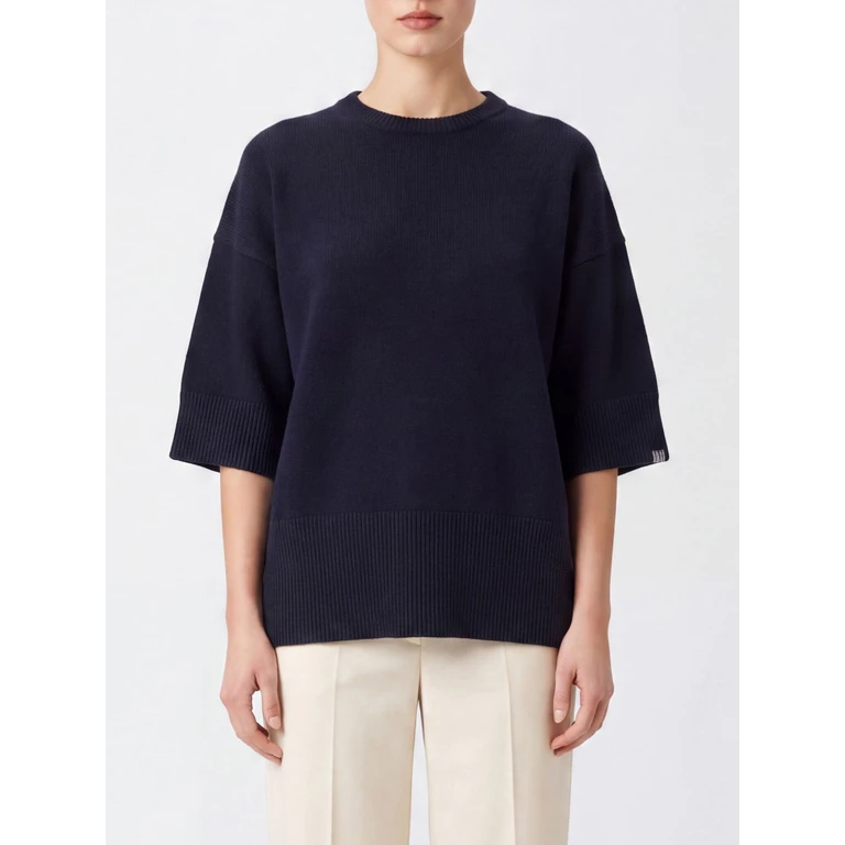 Sweater Woman color Navy (43300101TU01NAVY)