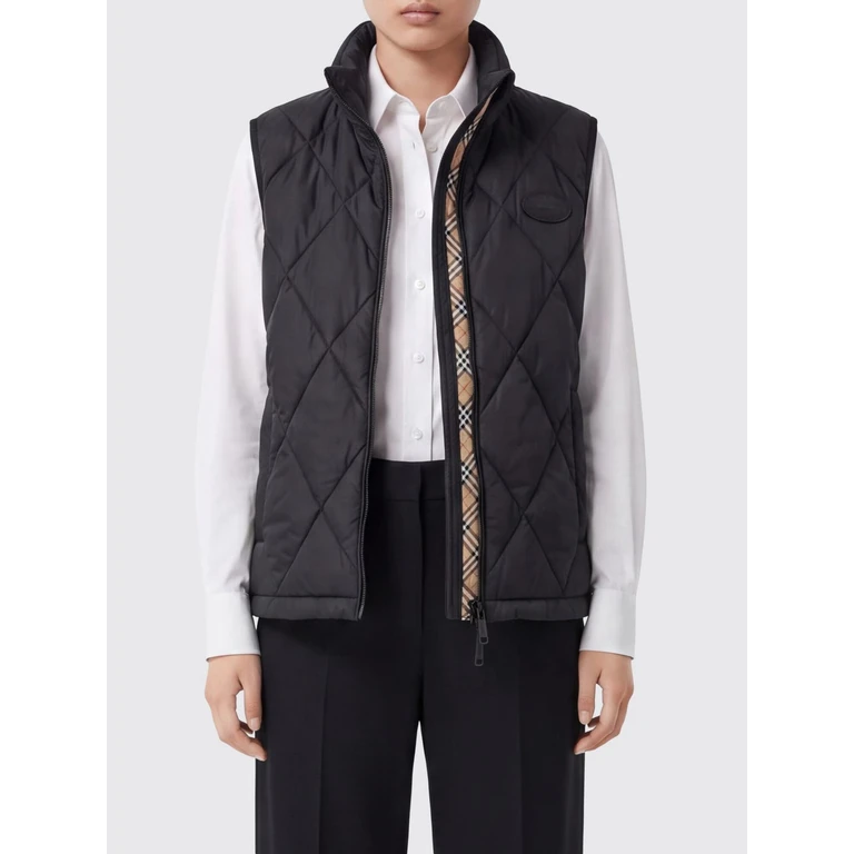 BURBERRY Waistcoat Woman color Black (8130519)