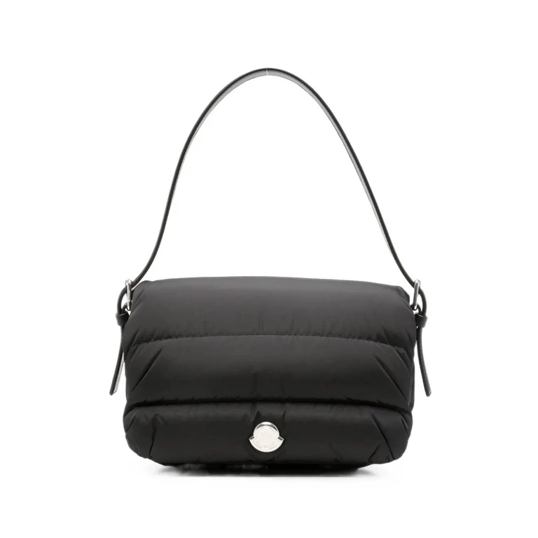 Shoulder Bag Polyamide Black "Caradoc Baguette"