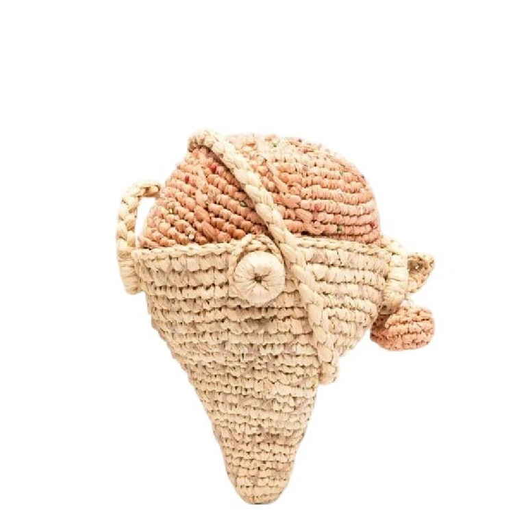 Kids Crochet Ice Cream Mini Bag