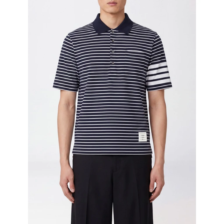 Polo Thom Browne Bleu