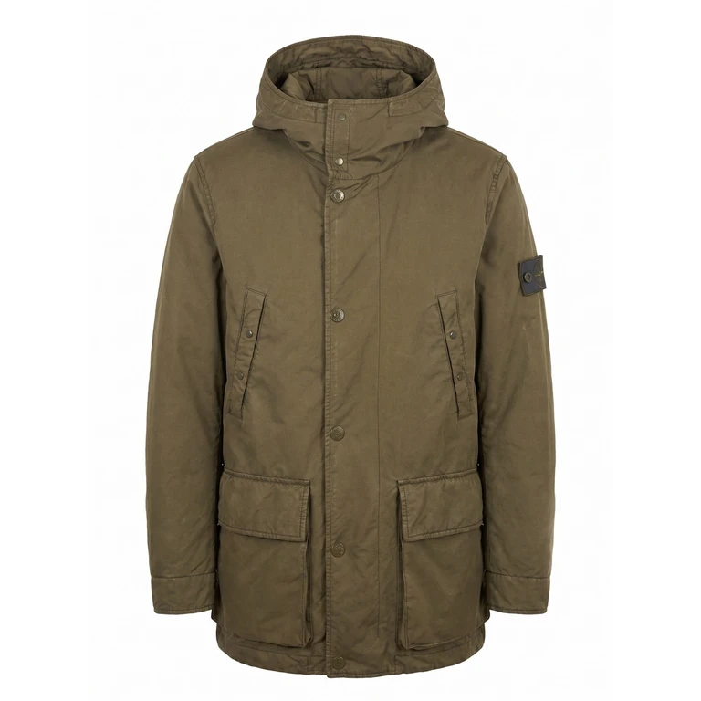 David-Tc Short Parka S. I. Ghost