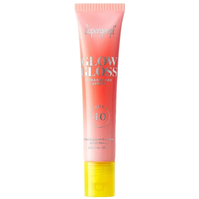 ! Glow Gloss Lip Balm SPF 40 15ml (Various Shades) - Strawberry Spritz