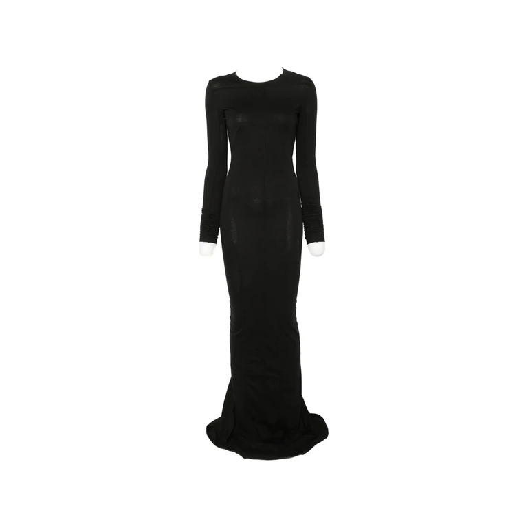 Simple Edfu Long-sleeve Maxi Dress