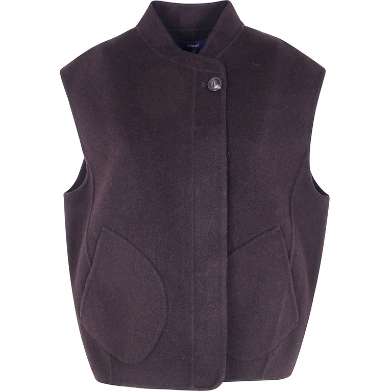 Gilet Double Faced Wool "Adeline"