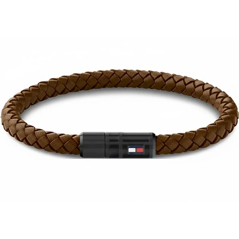 Stylish brown leather Bracciale 2790668 - Length: 19.5 cm