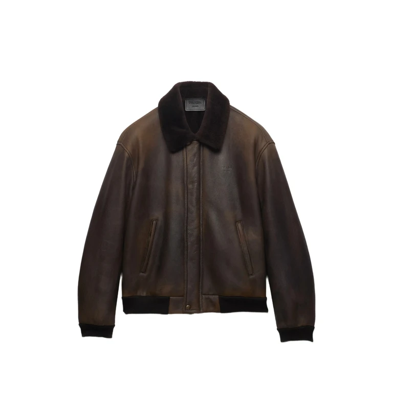 Shearling Bomber Jacket