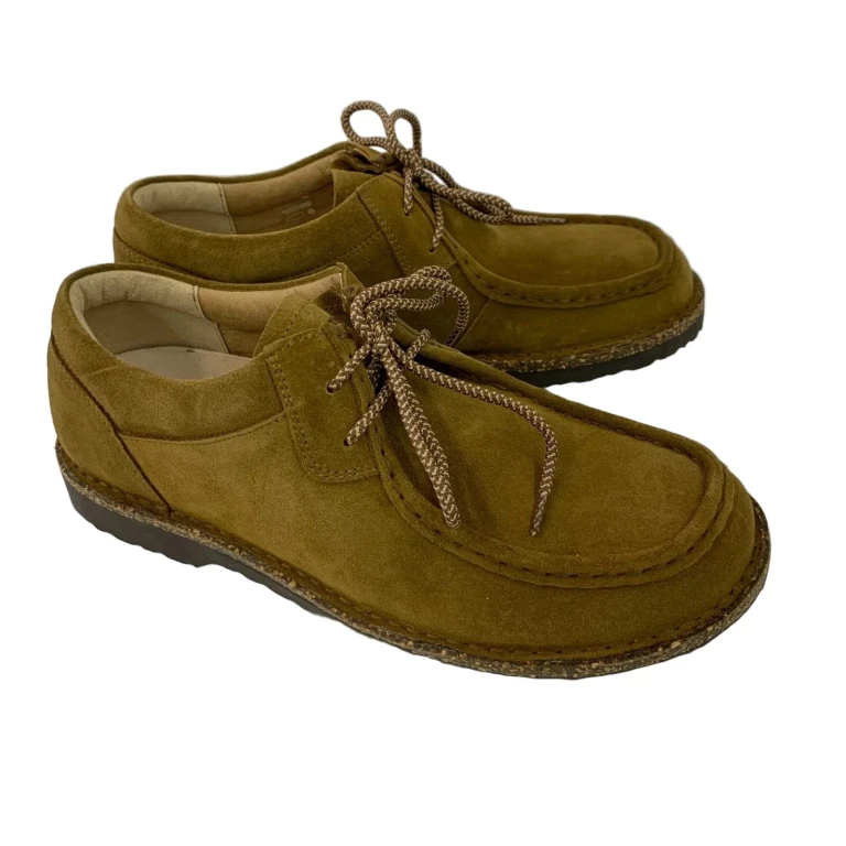 Pasadena Men Suede Leather Tea Hydrophobic