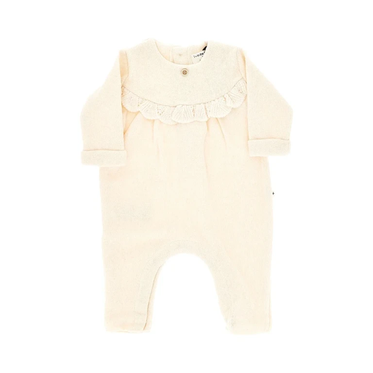 Ruffled cotton-blend romper suit Kids 3M