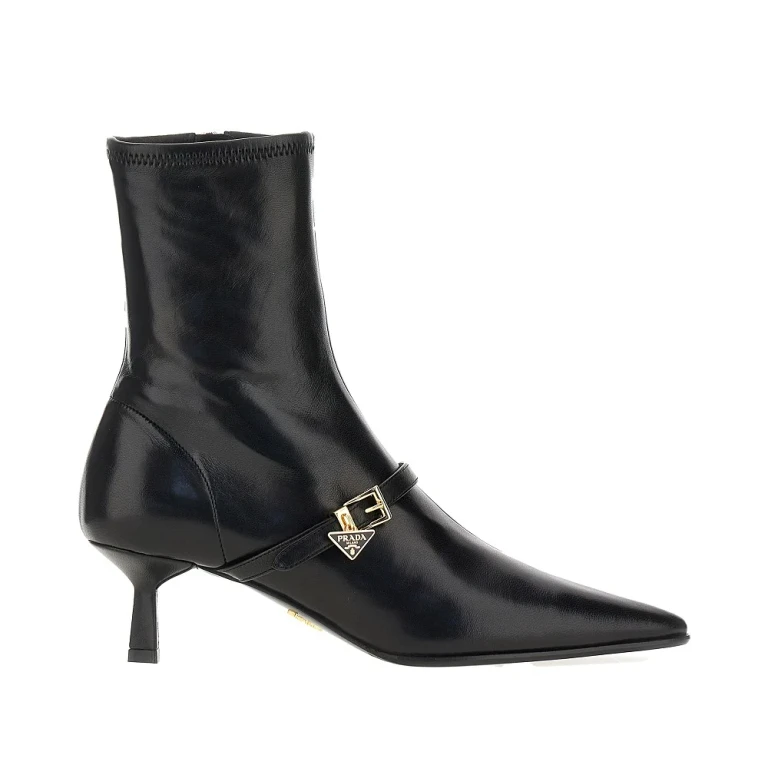 Stretch nappa leather ankle boots Woman 36