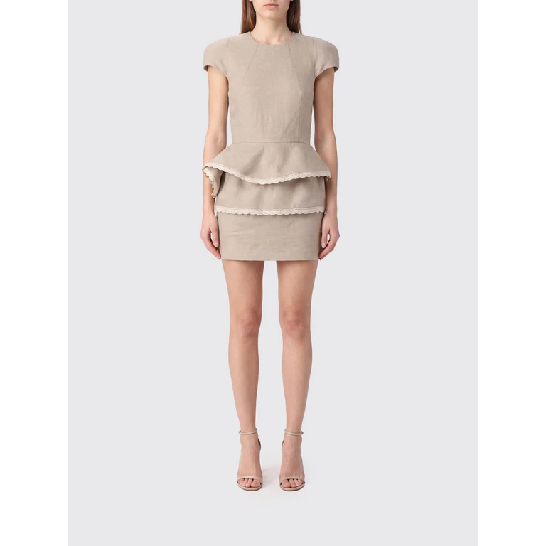 Vestido bege Magda Butrym