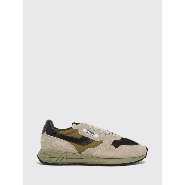 Reelwind Sneakers in Leather and Nylon with Worn Effect (WWLMBY05)