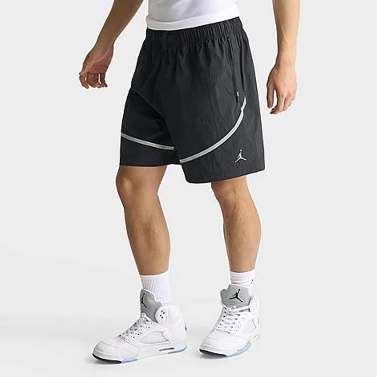 Jordan Men's Brooklyn Hike Mike Trail Shorts in Black/Reflective Size: Small