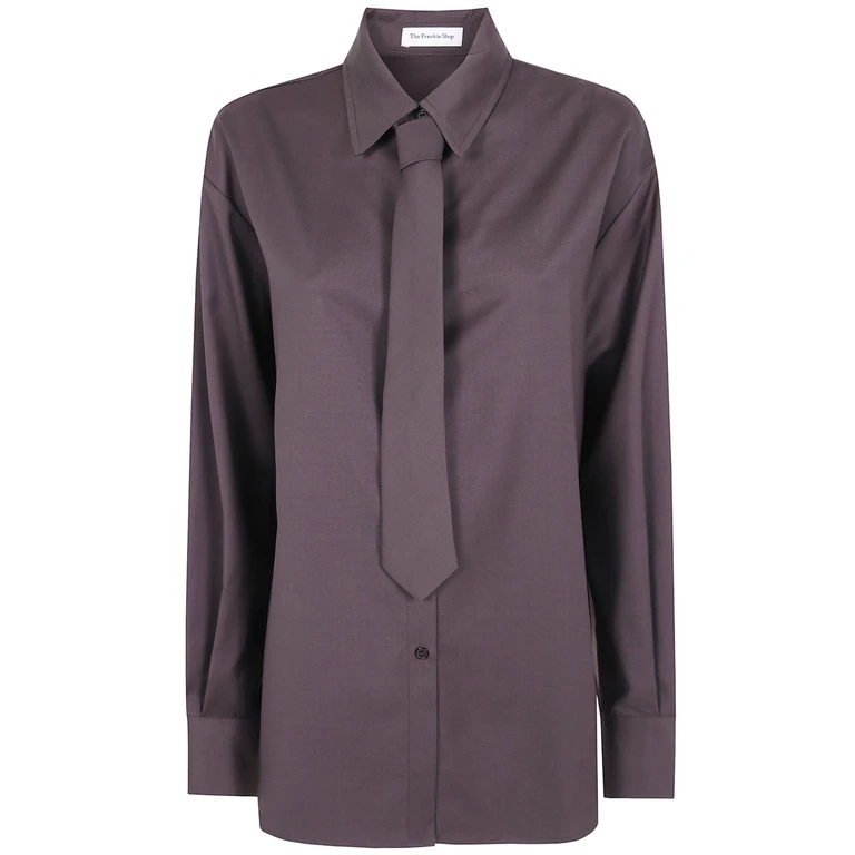 Shirt Tie Neck "Peri"
